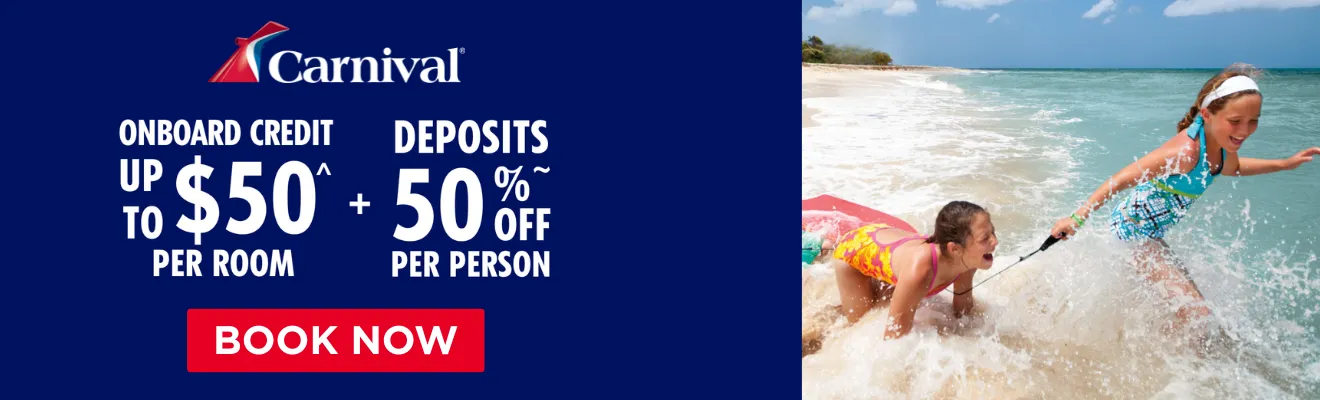 Chase The Fun with Carnival Cruise Line!