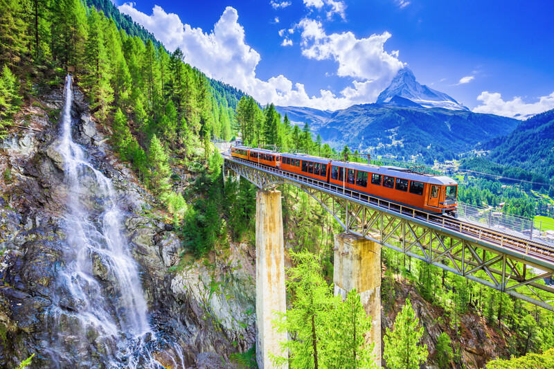 Glacier Express and St Moritz